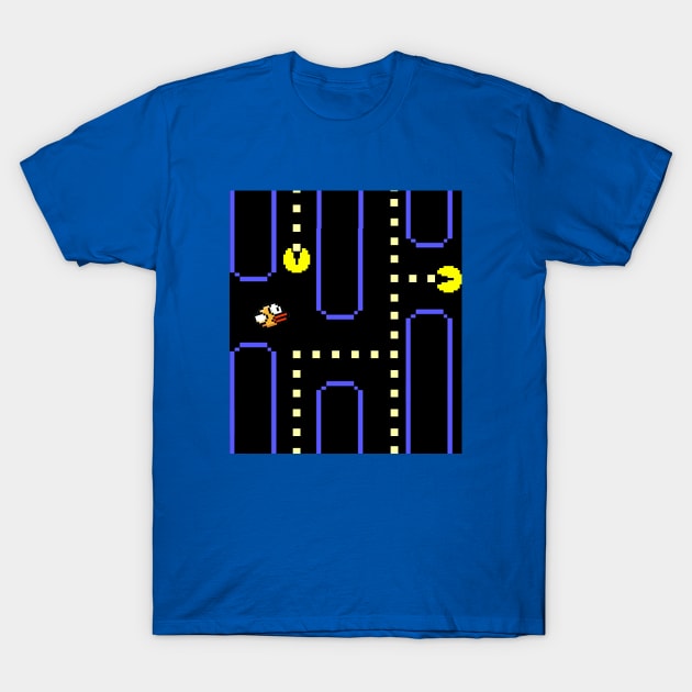 Flap-Pac BirdMan T-Shirt by hrcreates